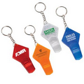 Reflective Whistle Keyring (Pad Printed)